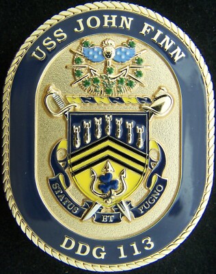 USS John Finn DDG 113 Navy Challenge Coin