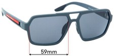 SFx Replacement Sunglass Lenses fits Prada SPS01X - 59mm Wide