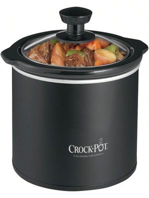 Crock-Pot Scr151-Np 1.5-Quart Round Slow Cooker - Black