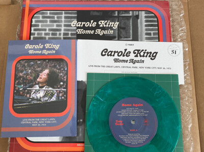 CAROLE KING HOME AGAIN LIVE 2 LP Brick Vinyl Plus 7'' & DVD THIRD MAN VAULT #51