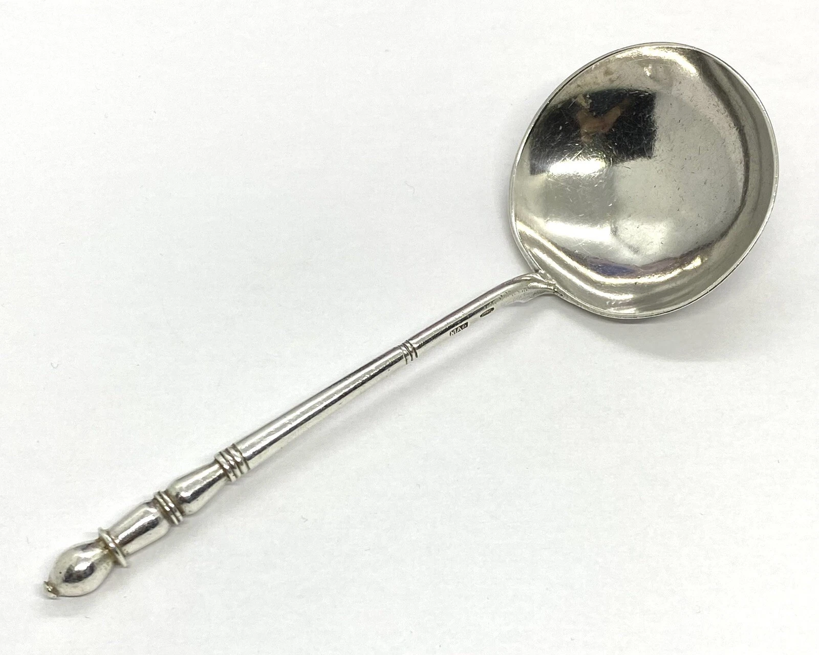 Vintage Imperial Russian MAA 84 Silver Punch Ladle 7 x 2.1/2” 65g