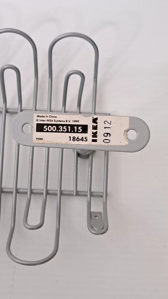 NEW IKEA SIGNUM Under Desk Mount Cable Management Tray Silver Steel Wire 27 1/2" - Image 4 of 4