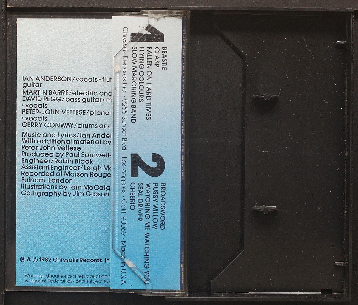 Jethro Tull - The Broadsword And The Beast - MC Cassette [MC-07