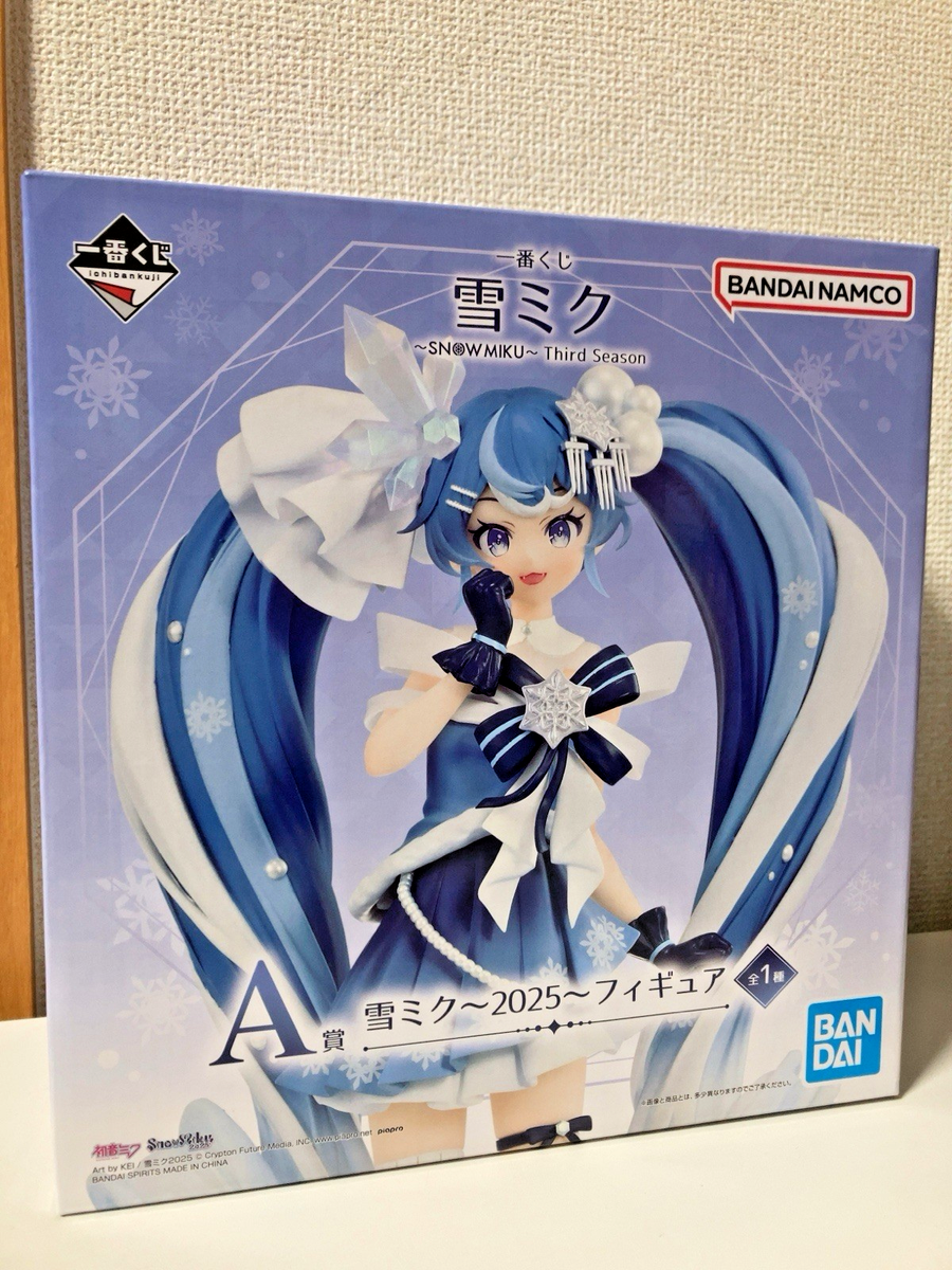 BANDAI SNOW MIKU - Third Season フィギュア NEW2025Ichiban Kuji SNOW MIKU Third Season A Prize Snow Miku