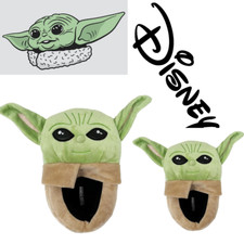 Disney Star Wars Mandalorian Baby Yoda Toddler Slippers Size: 7-8 SLIPPER 3D NEW