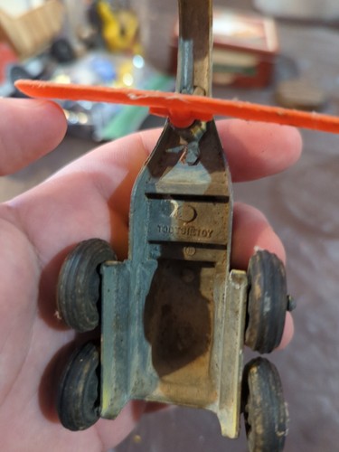 Vintage Large Tootsie Toy Road Grader 5 1/2" L Made In USA - Picture 3 of 6