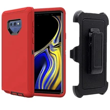 FOR Samsung Galaxy Note 9 Shockproof Defender Heavy Duty Case W/ Belt Clip