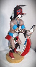 Mountain Lion Kachina by Marlin Pinto (1957 - 2021)