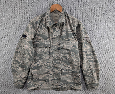 Original US Air Force DSCP Tiger Camo Herren Utility Mantel Jacke 38 M