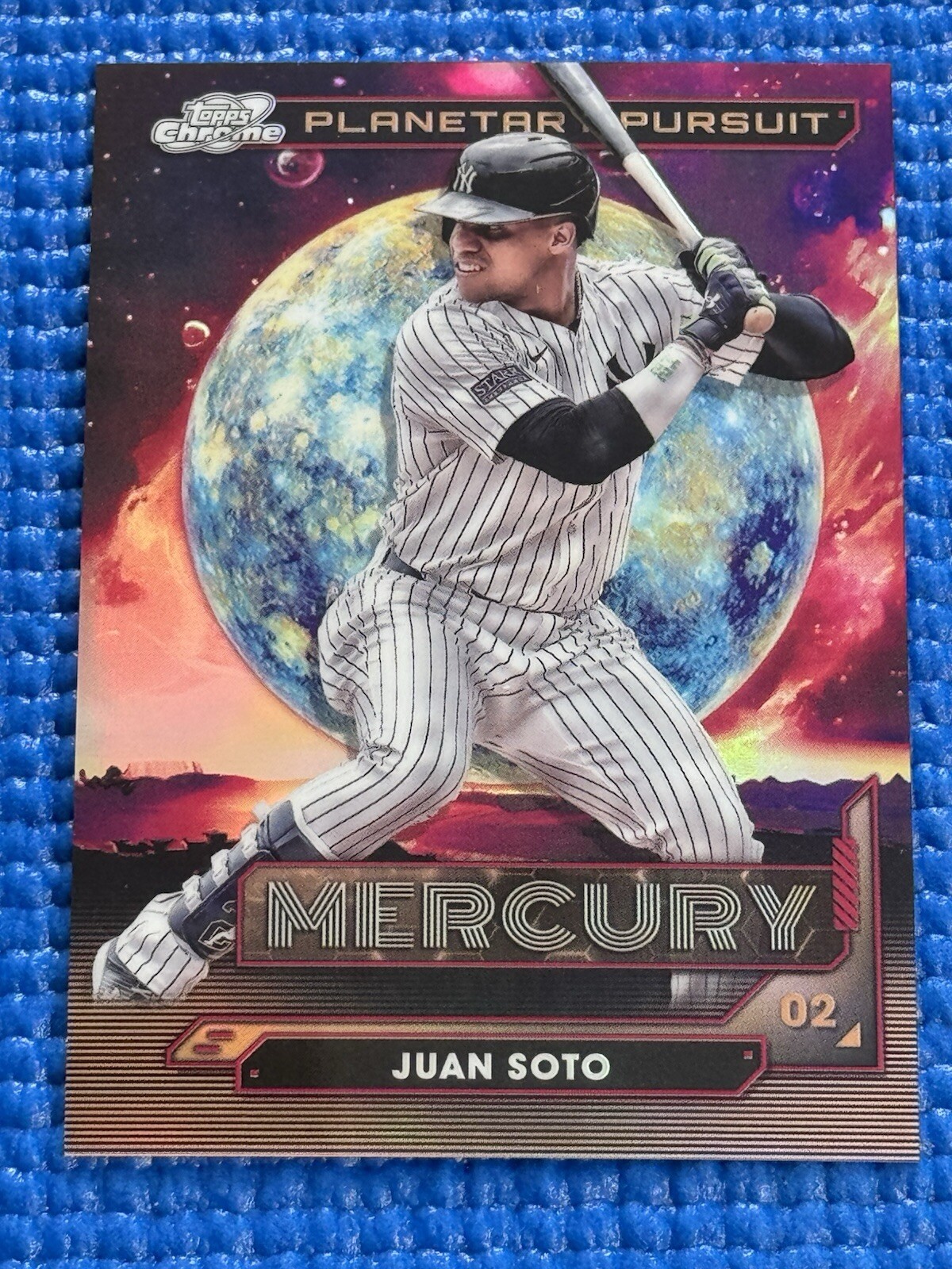 Juan Soto 2024 Topps Cosmic Chrome Planetary Pursuit Mercury #PPM-10 Yankees