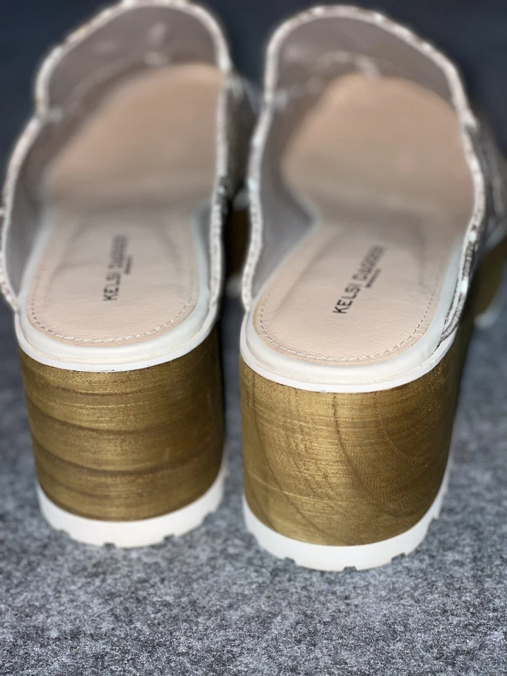 KELSI DAGGER Mule Clog 11 BROOKLYN Wells Snakeskin - Image 2 of 4