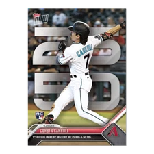 2023 Topps Now 50 SB's 25 HR's 1st RC #898 Corbin Carroll Diamondbacks