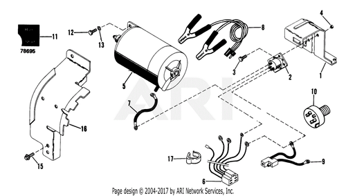 KIT DE ARRANQUE DE BATERÍA ARIENS 944000 SNO-THRO 12 VOLTIOS NO 724018 SOLENOIDE - Imagen 6 de 9