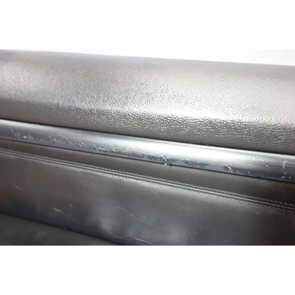 BMW E92 E93 M3 2008-2013 2 puertas interior panel puerta embellecedor revestimiento par cuero negro Foto 3 de 4