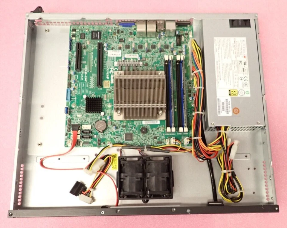 Supermicro SuperChassis CSE-512 G1820 8GB RAM X10SLM+-LN4F Mini 1U Rack Server - Image 4 of 4