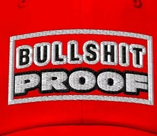 BULLSHlT• BulletPROOF Trump AssassiNation HAT RED 2025 MAGA Presidential CAP USA