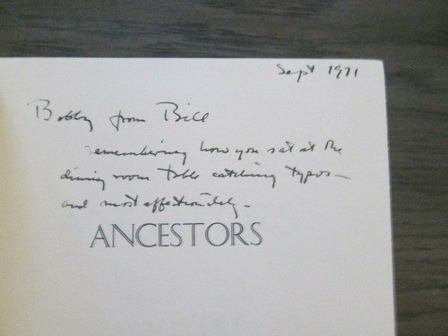 William Maxwell ANCESTORS First Edition in jacket SIGNED - Picture 3 of 3