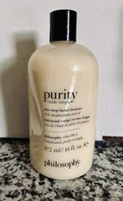 Philosophy Purity Made Simple One-Step Facial Cleanser 16 oz Sealed