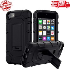 iPod Touch 7th / 6th / 5th Generation Case Heavy Duty Shockproof Rugged Black