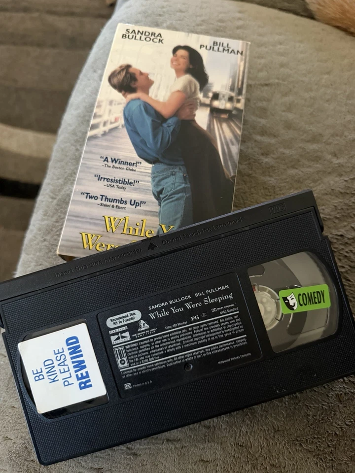 Vintage 1995 VHS Movie While You Were Sleeping- Sandra Bullock And Bill Pullman - Image 3 of 4