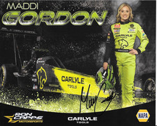 AUTOGRAPHED  2026 MADDI GORDON NHRA TOP FUEL ...