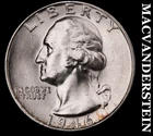 1946 Silver Washington Quarter - Choice Gem Brilliant Uncirculated++++  #L1262