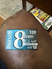 MAXELL 8MM GX-MP HIGH QUALITY 120 CAMCORDER VIDEO CASSETTE TAPES - NEW UNOPENED