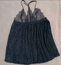 Victoria's Secret Babydoll Nightie XL Lingerie Sheer Lace Coquette Fairy Barbie