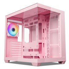 AL900 ATX PC Case with 270   Full View Tempered Glass, Pre-Installed ARGB  P...