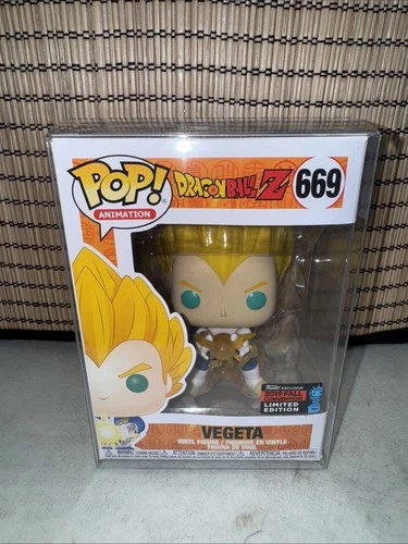 Funko Pop! Vinyl: Dragon Ball - Vegeta #669 2019 Fall Con Figure W/Protector