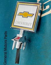Real Gm Nos 73 80 Chevrolet Truck Hood Ornament Bowtie Emblem Ck 10 20 30