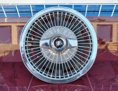 1965-1967 Buick Special 14'' Spinner Hubcap (1) Factory OEM Wire Wheel Cover
