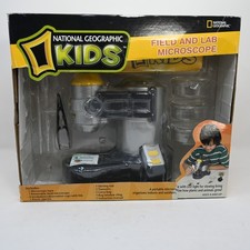 National Geographic Kids Field Lab Microscope Kit Science Set New
