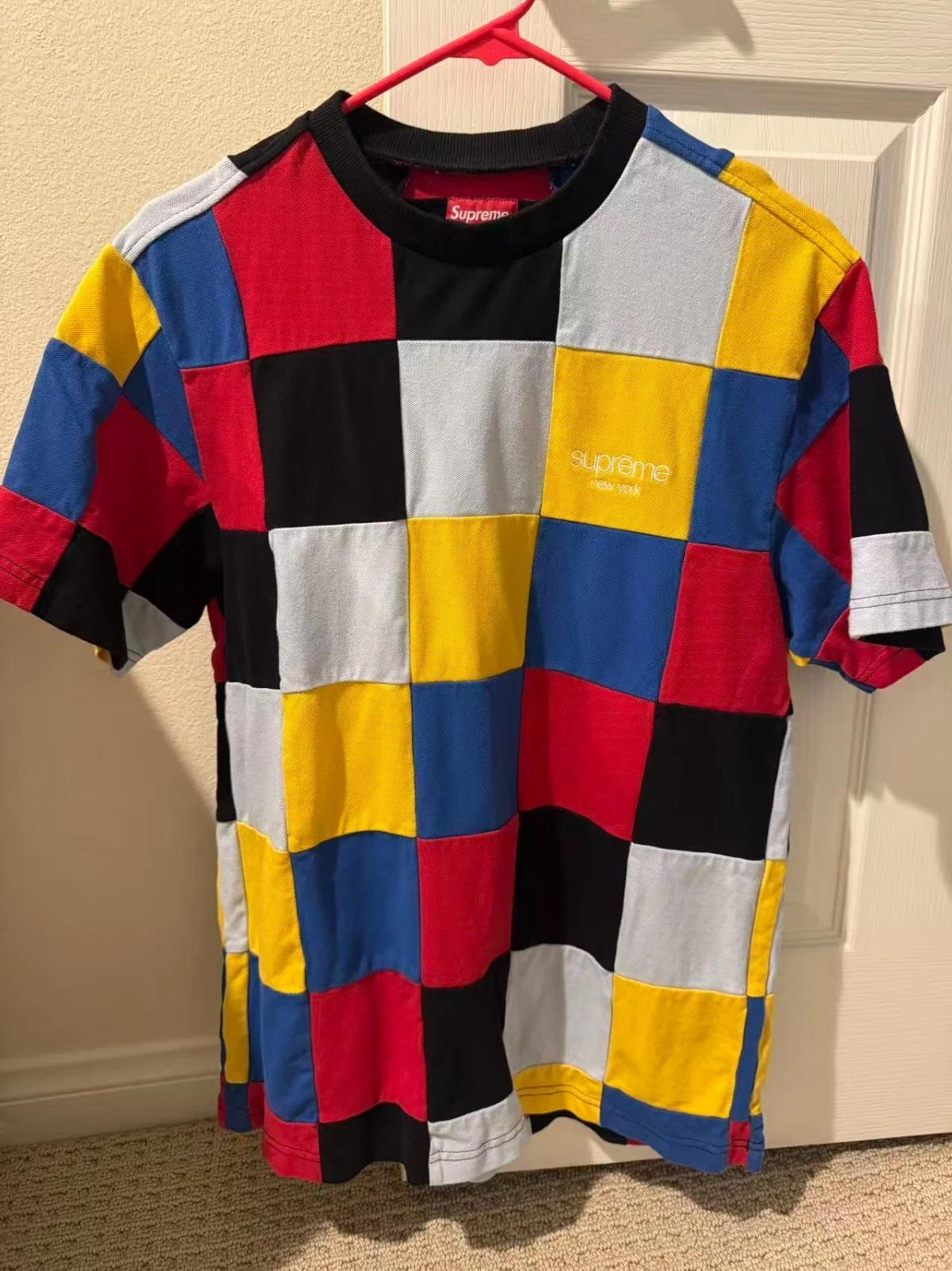 Supreme New York Multi-Color Patchwork Short Sleeve T-Shirt Size S Unisex
Opens in a new window or t