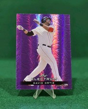David Ortiz HOF (Purple) /49 2024 Leaf Electrum #17 Boston Red Sox