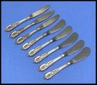 New Listing1930s WALLACE Rose Point pattern sterling silver butter spreader knives