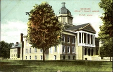 Genesee County Court House ~ Flint Michigan MI ~ c1910