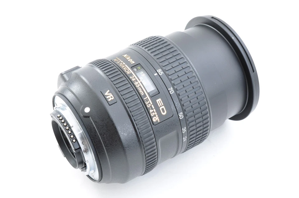 Lente zoom Nikon AF-S 24-85 mm F/3,5-4,5 G ED VR IF con capucha [casi como nueva] de Japón Foto 2 de 4