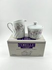 Vintage Corning Corelle Wisteria Sugar And Creamer Set NIB NOS Made In Japan