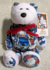 Gallery Treasures Collections Bear "Chimney Top Santa" MWT Free Shipping