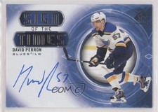 2020-21 SP Authentic Sign of the Times David Perron #SOTT-DP Auto x6g