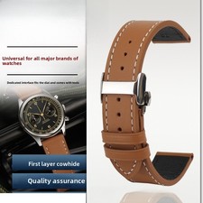 Cowhide Genuine Leather Watch Strap 20mm for Longines Heritage L2.921 L4.911
