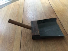Antique Tin/Wooden Grain Scoop