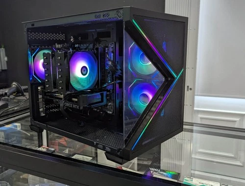 Fast Gaming PC Ryzen 7 5700X, RTX 4060, 32GB RAM, 1TB NVME, Wi-Fi & BT