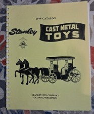 1949 Stanley Cast Metal Toys Presentation Catalog With Company Letter!!