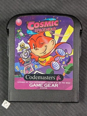 Cosmic Spacehead Code Masters (Sega Game Gear) Authentic Rare Game Cart