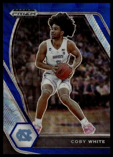 2021 Panini Prizm Draft Picks Coby White #35 Blue Wave 183/249
