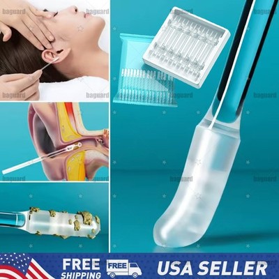 24PCS Disposable Silicone Sticky Ear Wax Remover Cleaner Kids Adults S/L NEW