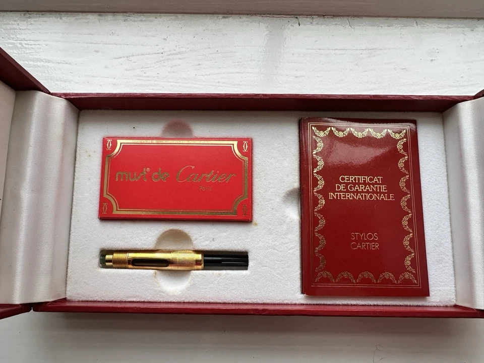 Pasha’de Cartier Gold Calligraphy Pen - Image 3 of 4