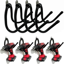 Power Tool Organizer - Wall Mount Garage Storage Rack Hanger Hooks for Drills